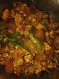 Oseng tempe cecek cabe ijo