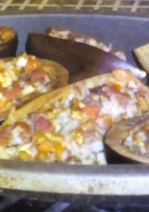 Una foto de Berenjenas Rellenas