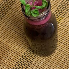 A picture of Beetroot and aloevera sharbath.