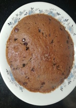 صورة لوصفة كيكة الكاكاو السريعة