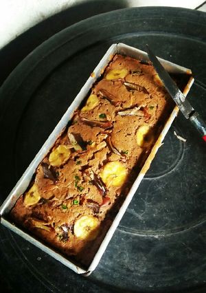 Foto resep Bolu pisang kurma coklat