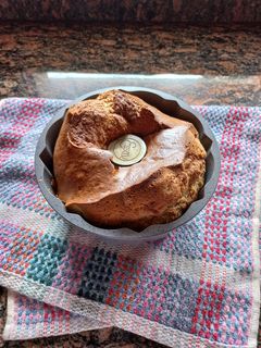 Una foto de Budín de banana con harina integral y leudante, saludable y fácil
