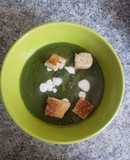 Crema de espinaca y brócolis