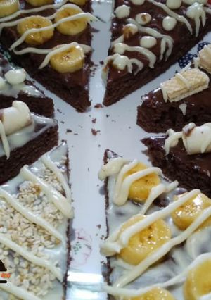 A picture of Brownie Pizza.