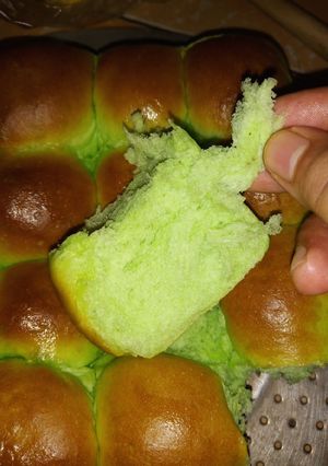 Foto resep Roti sobek pandan anti gagal