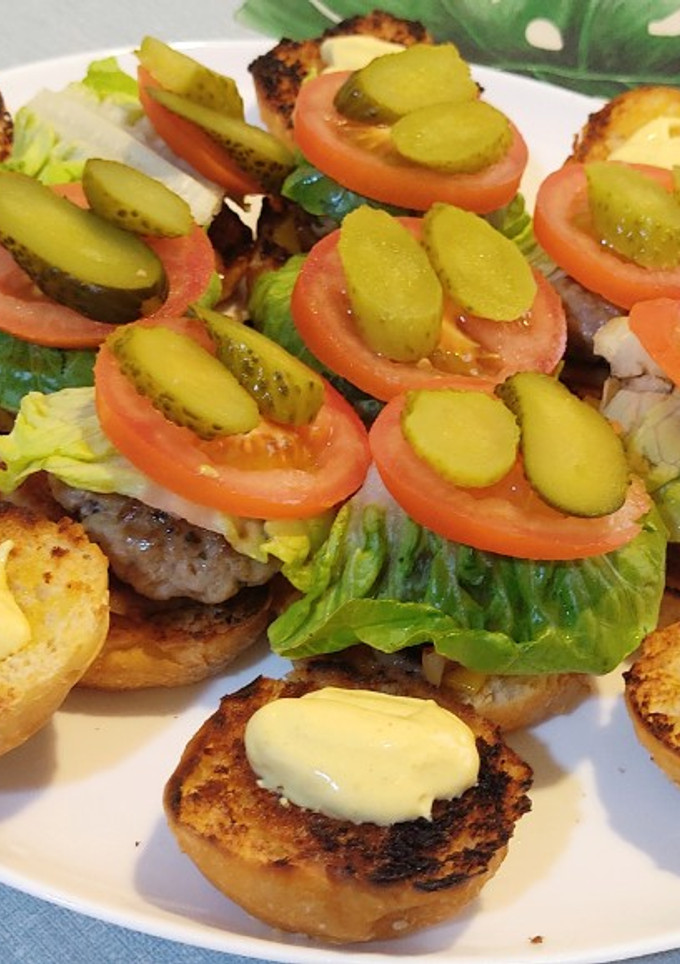 Una foto de Mini hamburguesas