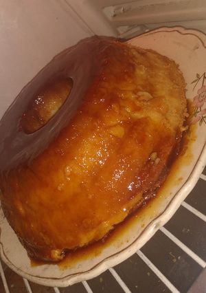 Una foto de Mi budín de pan en licuadora