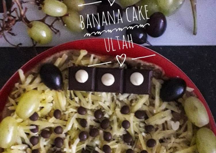 Resep 18. Banana Cake Ultah (teflon) Anti Gagal