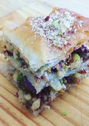 Una foto de Baklava