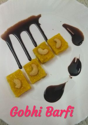 A picture of Gobhi Barfi.