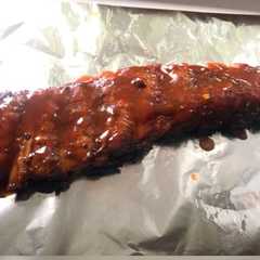 Una foto de Costillas de cerdo a la BBQ