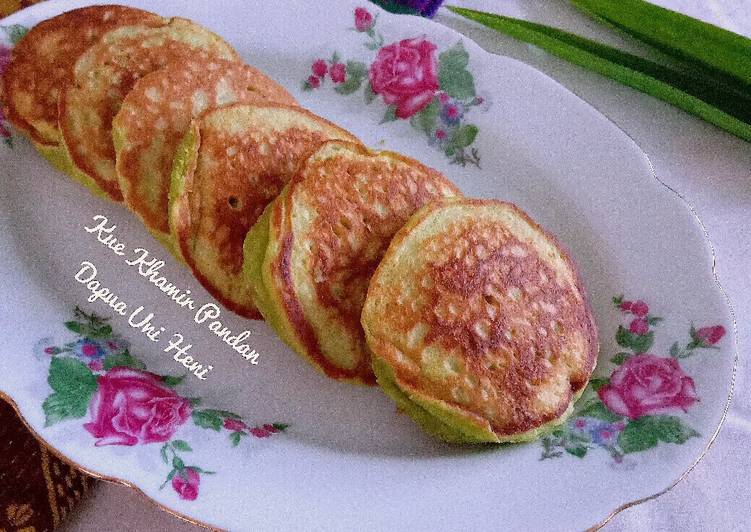 Resep Kue Khamir Pandan Anti Gagal