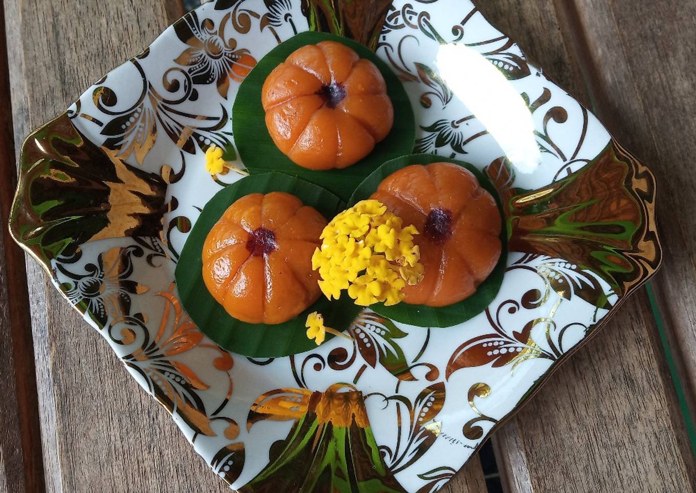 Kue Ku Labu isi Kacang Hijau