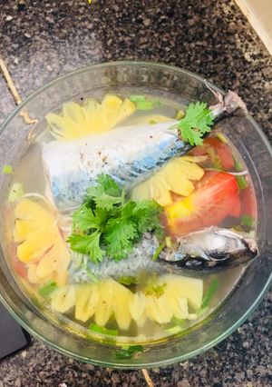 Hình của món Canh cá nấu thơm,cà 🍍🍅.