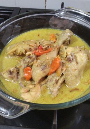 Foto resep Opor ayam bumbu kuning