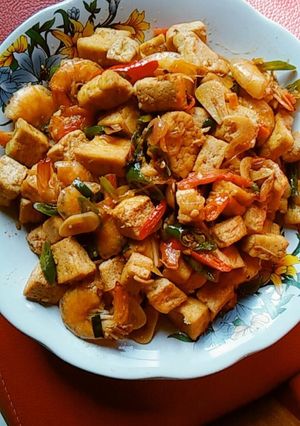 Foto resep Tahu Kecap Oseng Udang