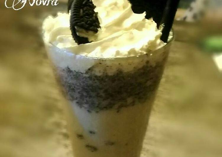 Recipe: Delicious Milkshake Vanilla Oreo