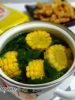 Foto resep Sayur Bayam Jagung