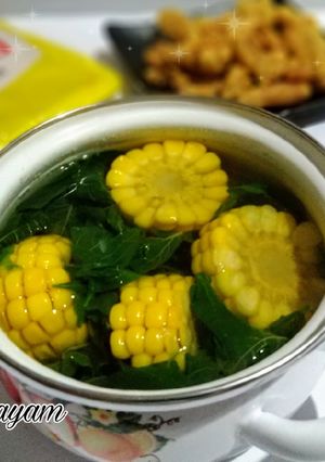Foto resep Sayur Bayam Jagung