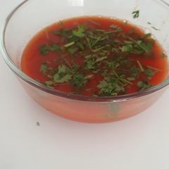 A picture of Tomato soup.