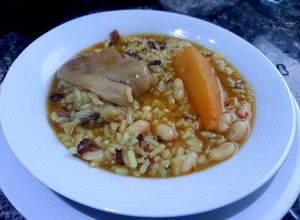 Foto principal de Arros amb fesols i naps (arroz con alubias y nabos)