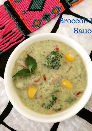 A picture of Broccoli Cream Pasta Sauce.
