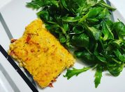Une photo de polenta et parmesan