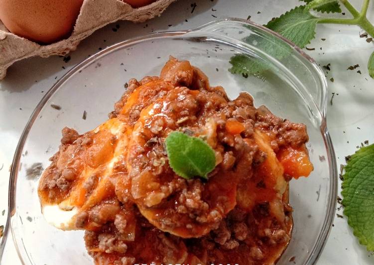 BIKIN NAGIH! Resep Rahasia Telur Saus Bolognaise