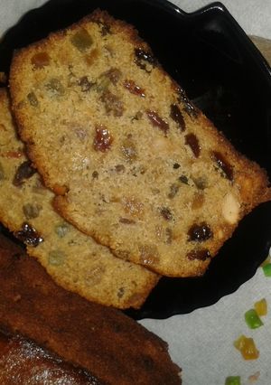 A picture of Easy (Boiled) Christmas Fruit Cake # Christmas baking contest#.