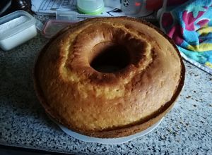 Una foto de Queque tradicional hecho con margarina
