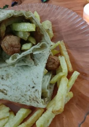A picture of Afghani roll.