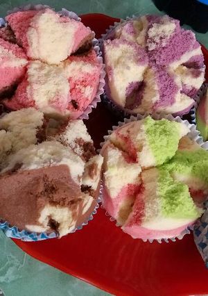 Foto resep Bolu kukus merekah