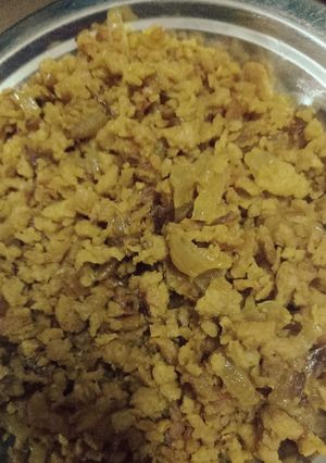 A picture of Nutrela soya granules.