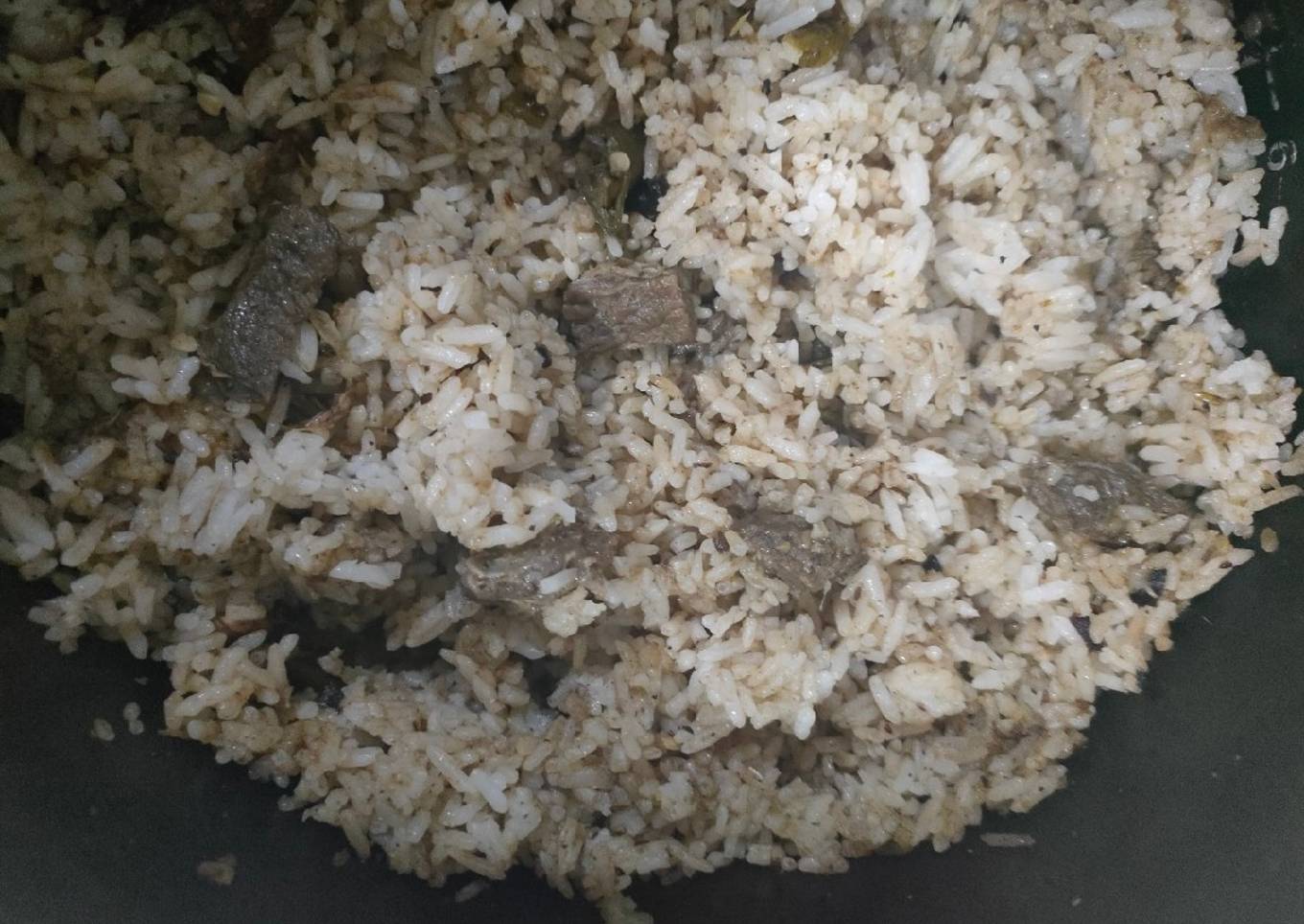 Nasi Briyani Sapi Rice Cooker