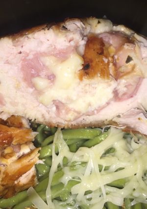 Una foto de Pechuga rellena