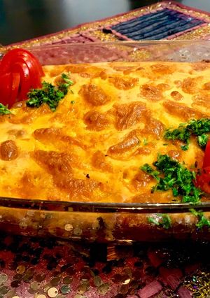 عکسی از دستور کیک گوشت