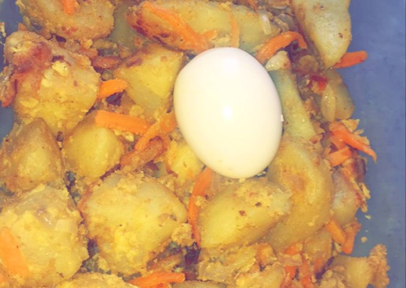 Sweet potato stir fry