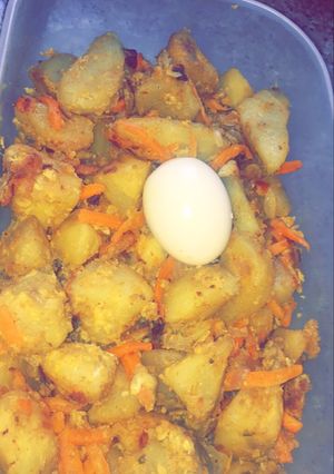 A picture of Sweet potato stir fry.