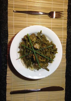 A picture of Green Bean Bredie.