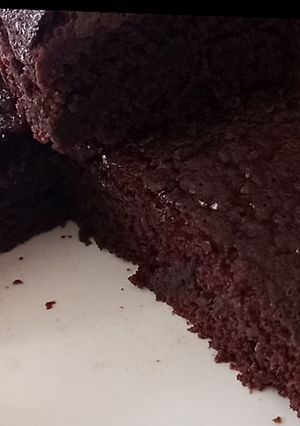 A picture of Vegan chocolate cake.