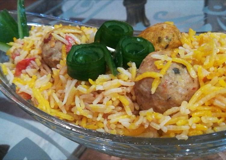 Kofta beryani