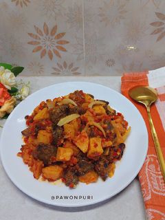 Foto resep Balado Kentang Ati Ampela
