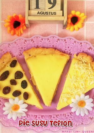 Foto resep Pie Susu Teflon Simple Anti Gagal (Snack MPASI 12M+)