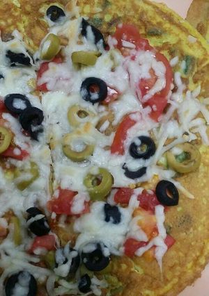صورة لوصفة بيتزا سريعة