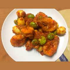 A picture of Balado Udang Telur Puyuh.