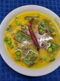 Moong Dal with Sheem or Flat Beans and Green Peas