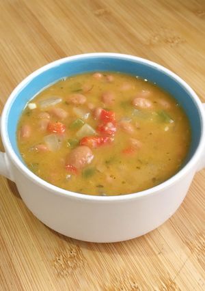 Foto principal de Fabes pintas con verduras