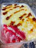 Kek strawberi keju leleh