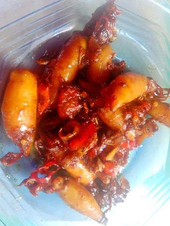 Langkah Mudah untuk Membuat Resep  Cumi asin asam pedas manis sederhana yang Enak Banget, Lezat