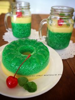 Foto resep Puding Lumut Mentega #KamisManis